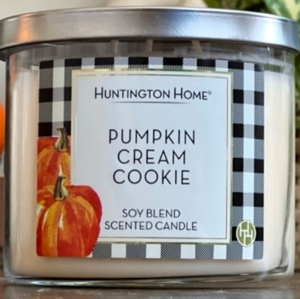 🆕️RARE! "2023" LARGE 14 OZ PUMPKIN CREAM COOKIE SOY BLEND SCENTED CANDLE! - Picture 5 of 15